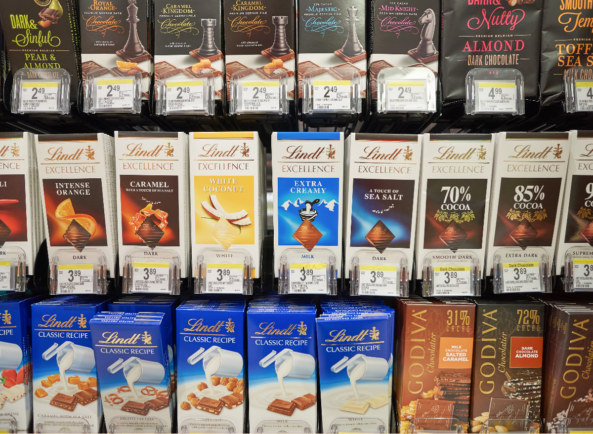 Grocery store chocolate