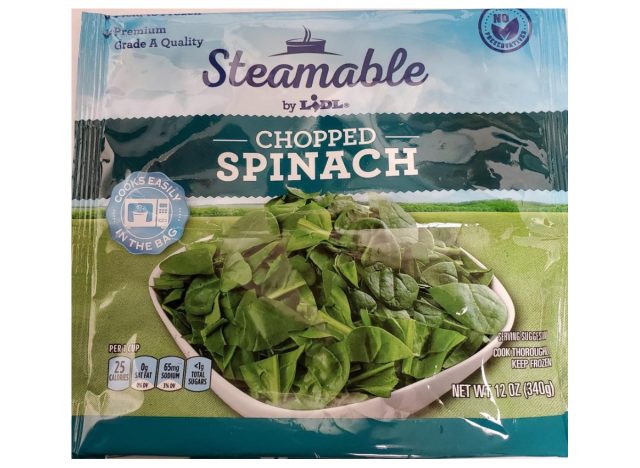 Lidl spinach recall