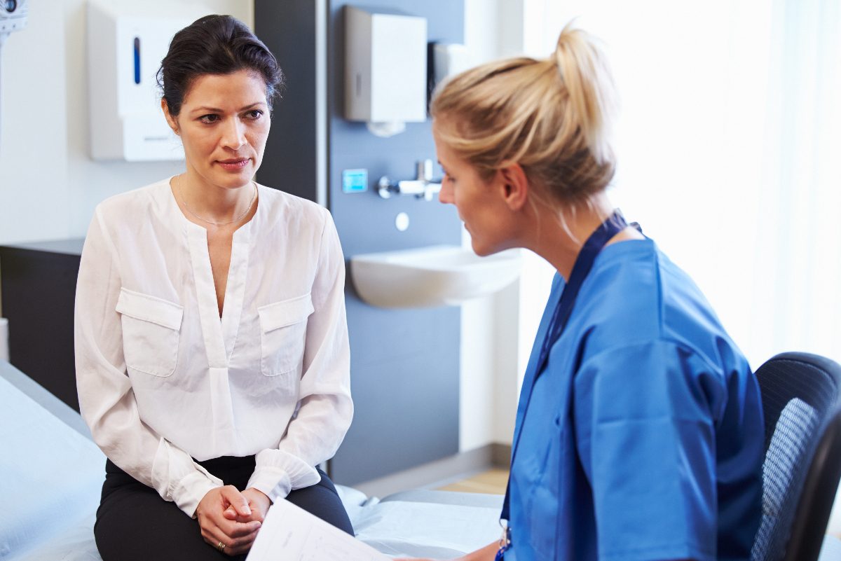woman consulting with her female doctor