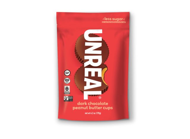 bag of UNREAL peanut butter cups
