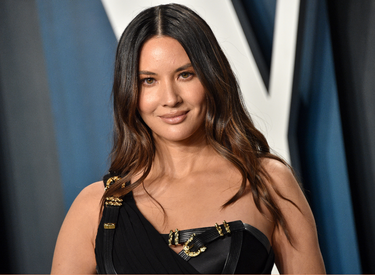 close-up of Olivia Munn