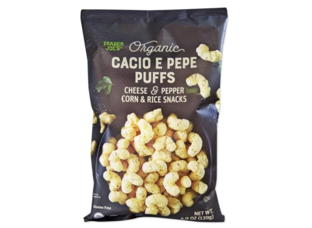 Trader Joe's Organic Cacio e Pepe Puffs