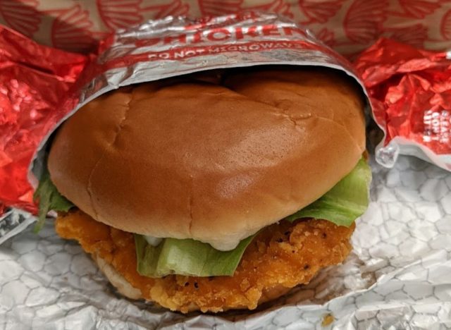 wendys spicy chicken sandwich