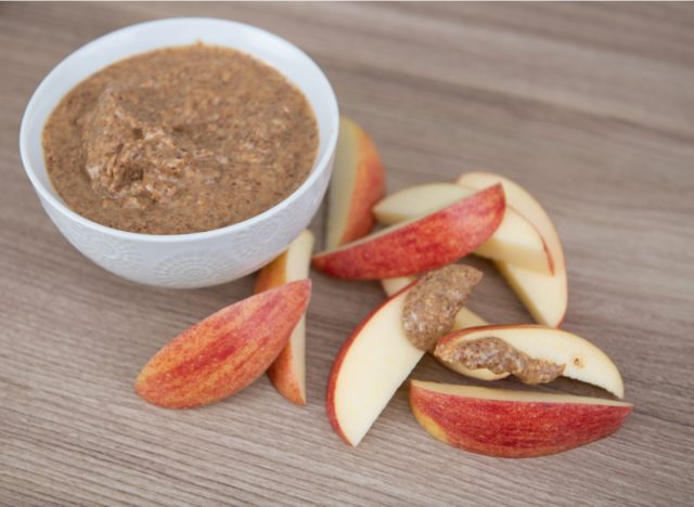 Apple with almond butter