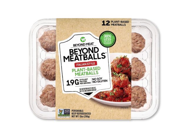beyond meat plant-based meatballs