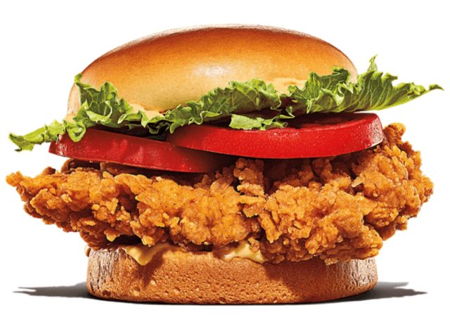 burger king ch'king deluxe chicken sandwich