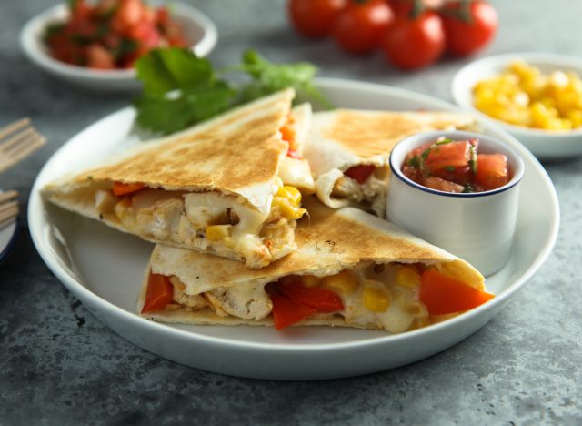 chicken quesadillas