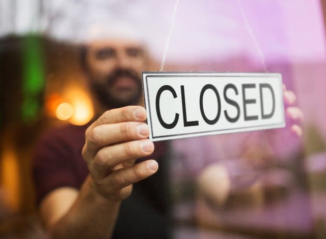 closed sign