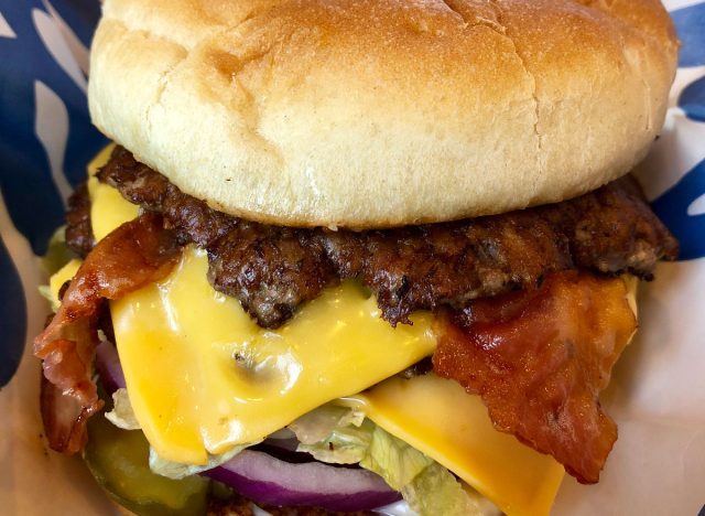 Culver's bacon deluxe triple