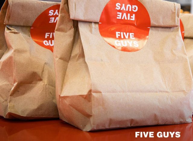 five guys bags