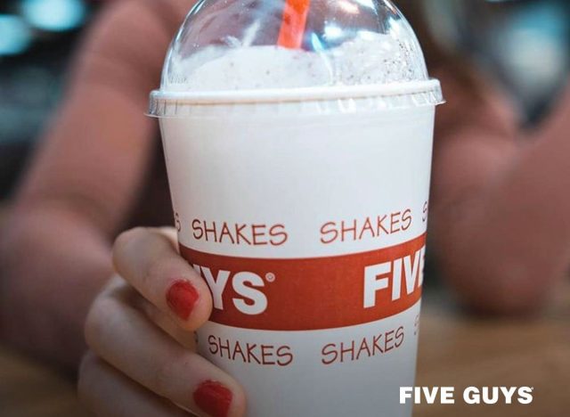 five guys milkshake