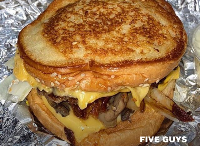 five guys patty melt