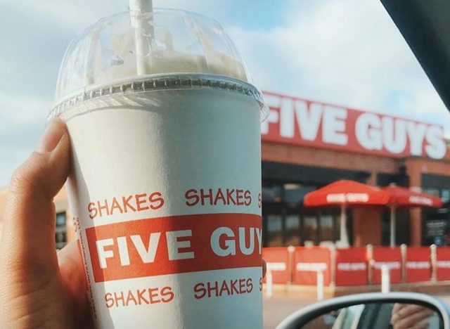 five guys shake