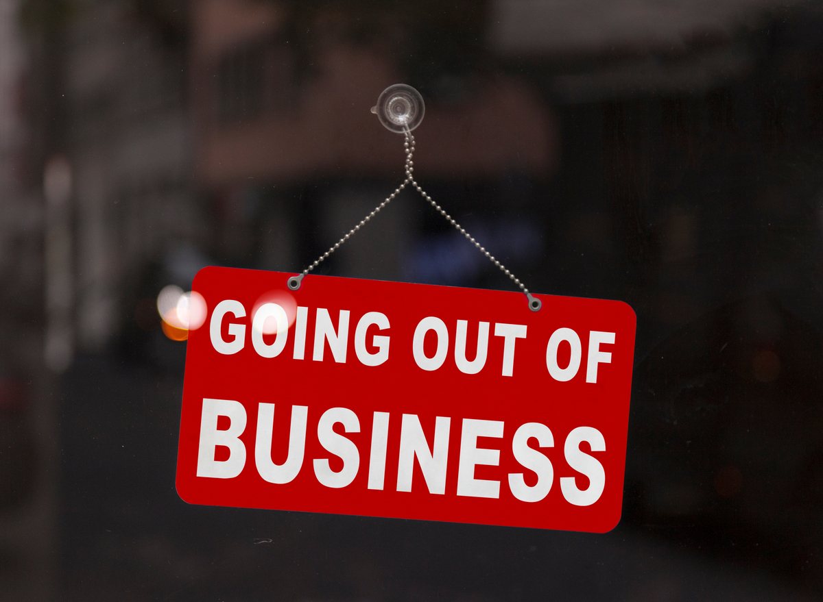 going out of business sign