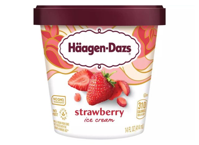 häagen dazs strawberry ice cream