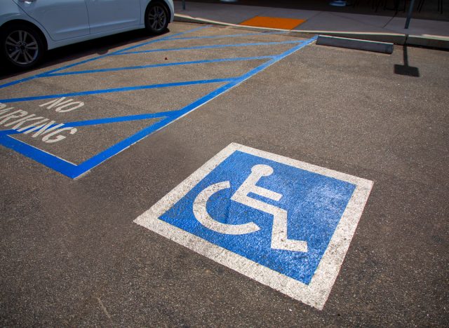 handicapped parking spot