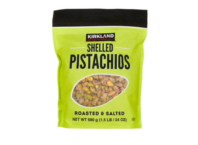kirkland signature shelled pistachios