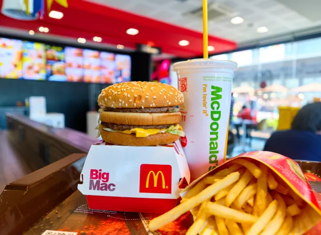 McDonald's Big Mac and Fries