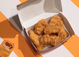 mcdonald's mcnuggets with spicy buffalo sauce