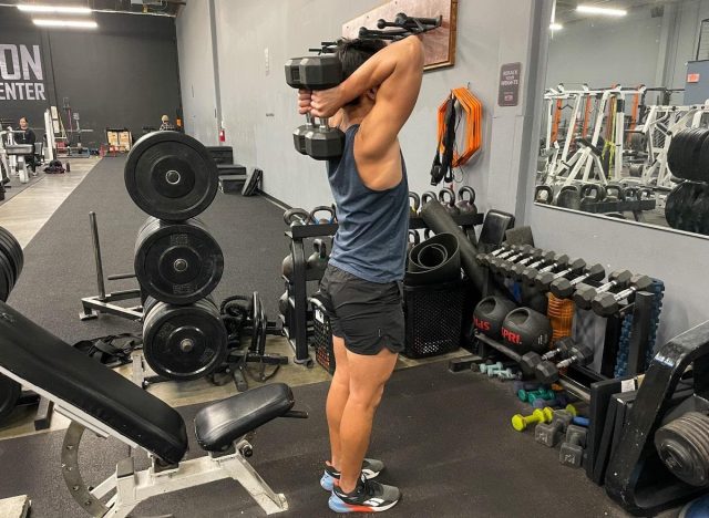 overhead tricep extension