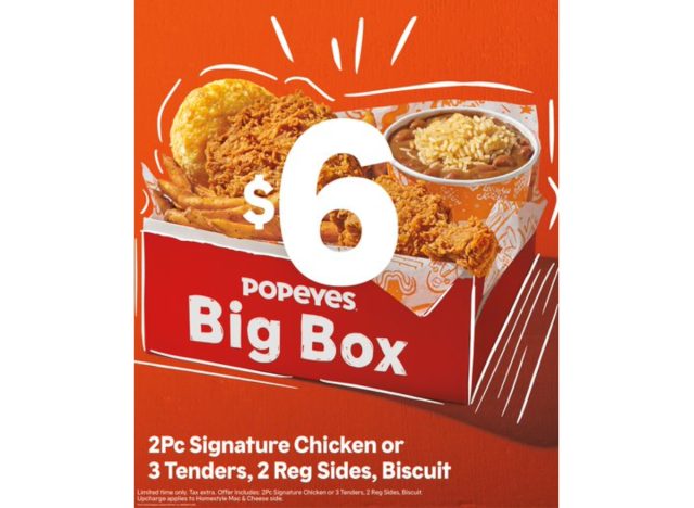 popeyes big box deal