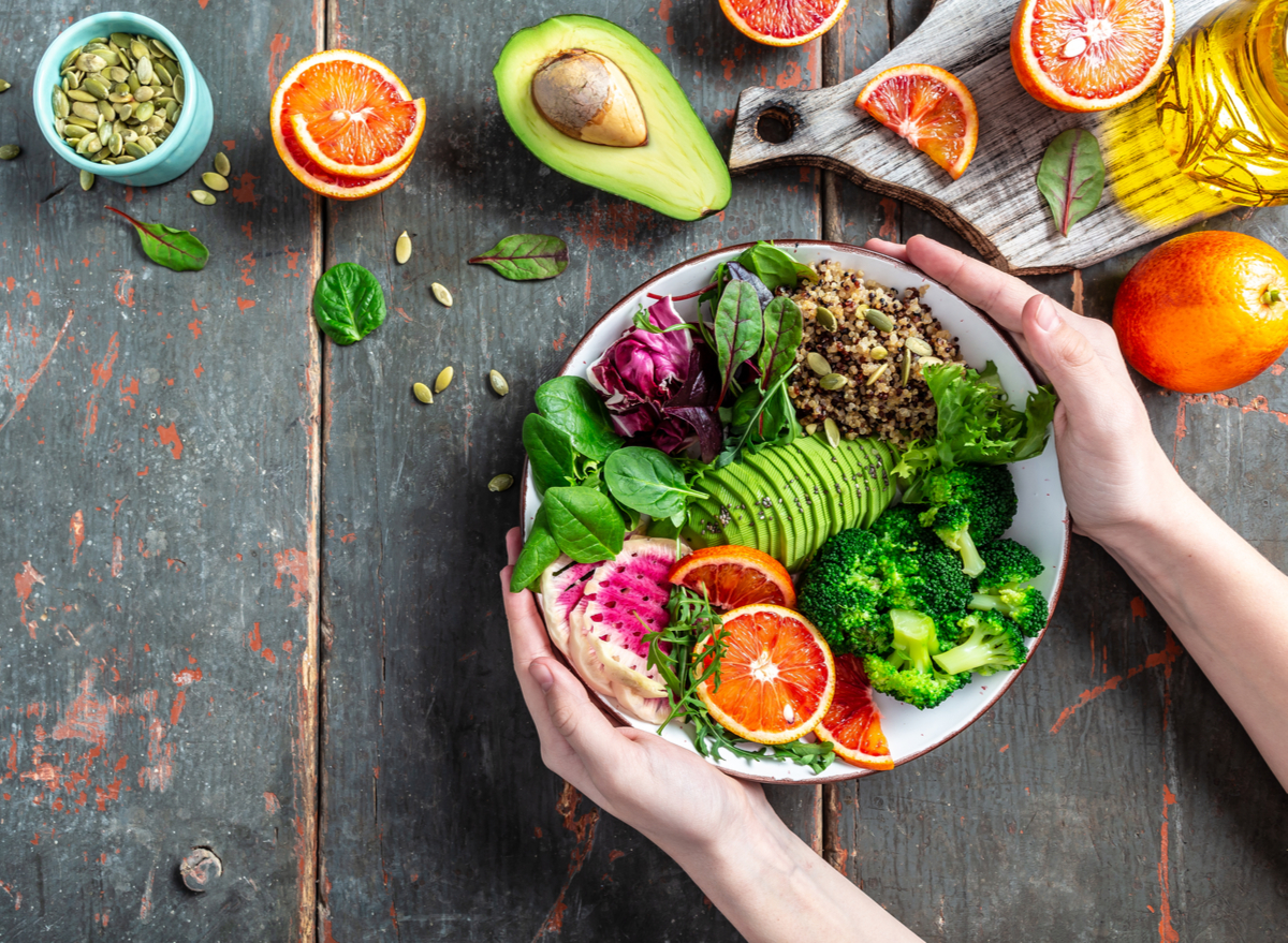 quinoa vegetable bowl