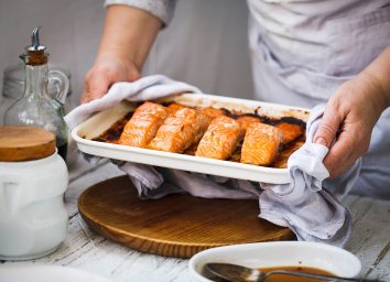 salmon sheet pan meal