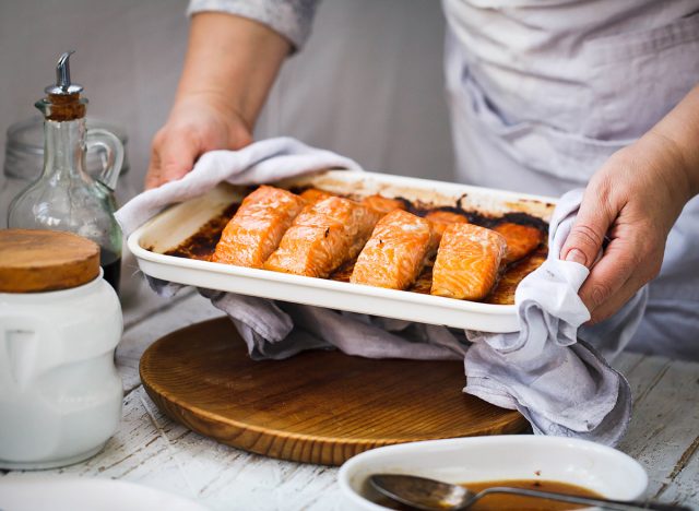 salmon sheet pan meal