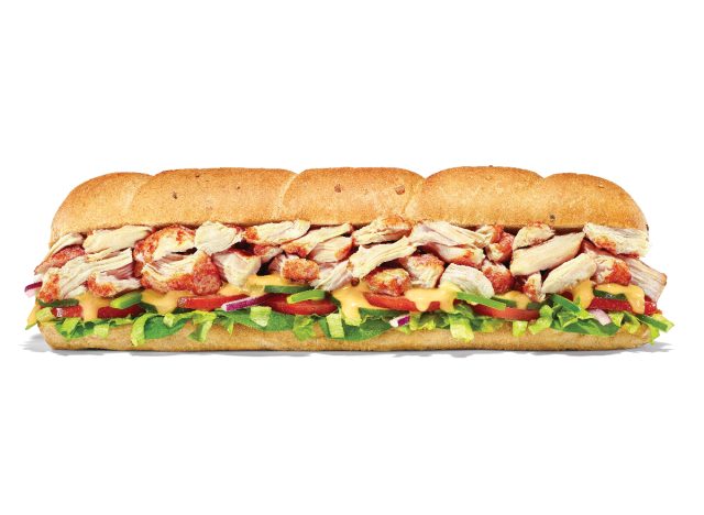 subway honey mustard rotisserie-style chicken footlong