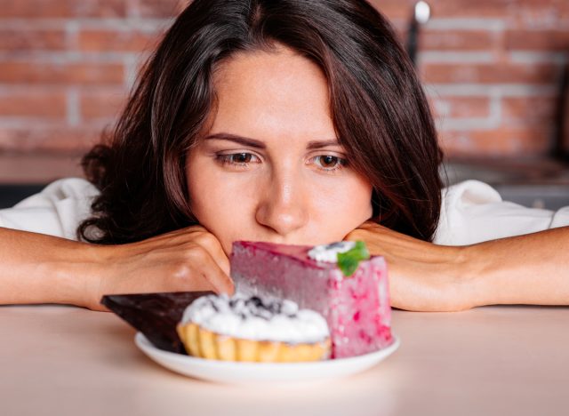 woman craving sugar