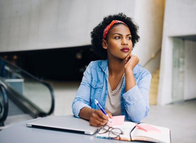 woman thinking