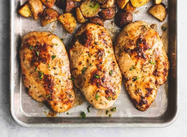 5-Ingredient Sheet Pan Chicken with Potatoes