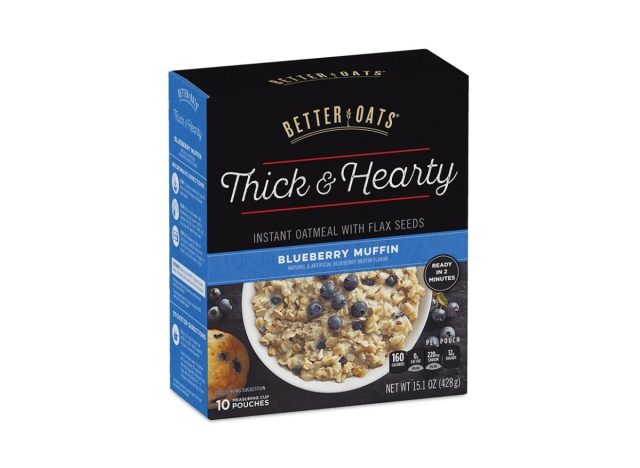 Better Oats Blueberry Muffin Oatmeal