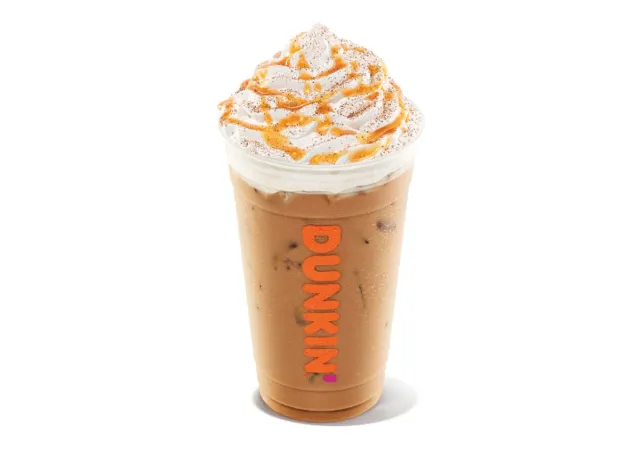 Caramel Swirl Frozen Coffee with Cream