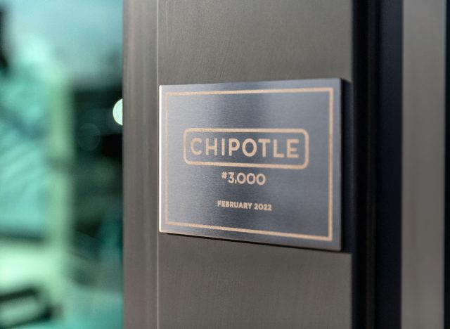 Chipotle's 3000th restaurant