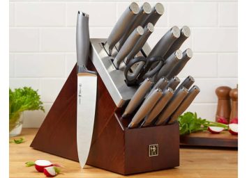 Costco Henckels Modernist Self-sharpening Knife Block Set