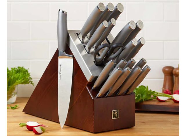 Costco Henckels Modernist Self-sharpening Knife Block Set