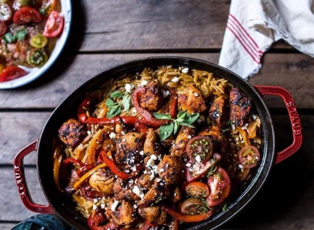 Greek Oregano Chicken and Orzo