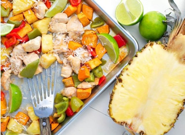Hawaiian Chicken with Peppers and Pineapple