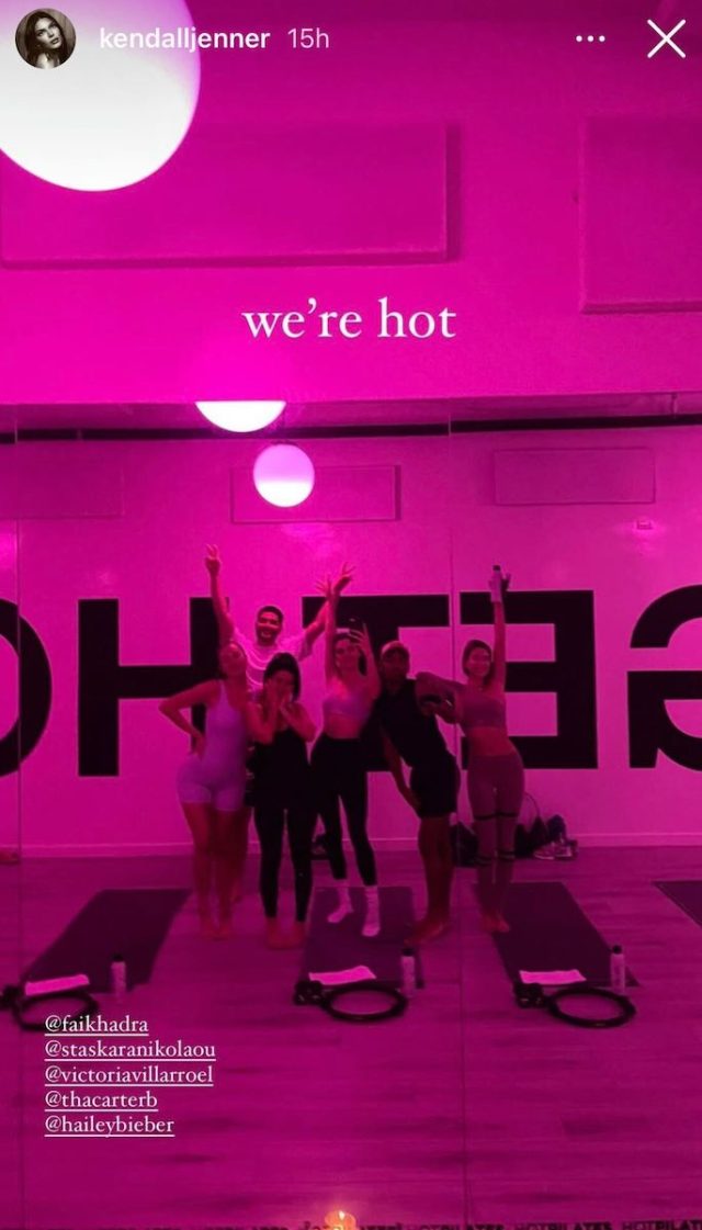 Kendall Jenner and Hailey Bieber Love This Hot Exercise Class