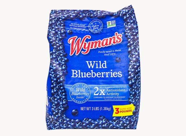 package of wild blueberries