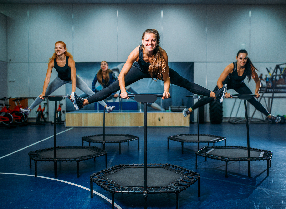 Secret Benefits Trampoline Workouts Celebs Can't Enough Of — Eat This That