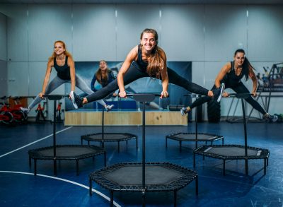 trampoline workout class