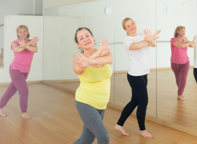 women group dance class