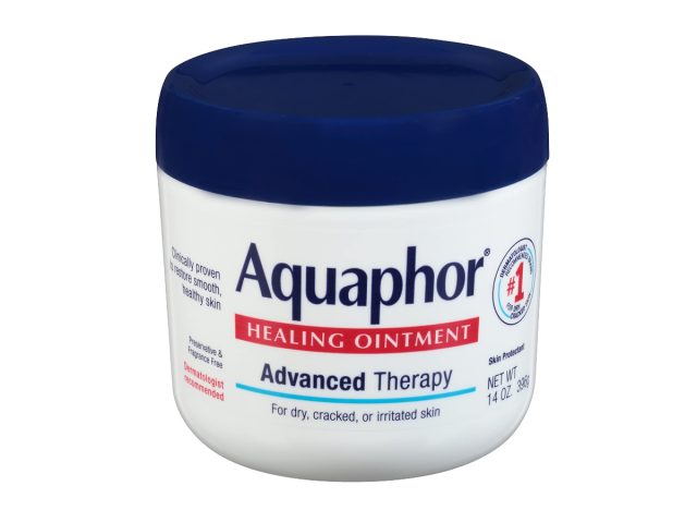 Aquaphor healing ointment for Hailey Bieber's glazed donut skincare routine
