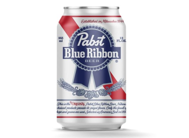 Pabst Blue Ribbon beer