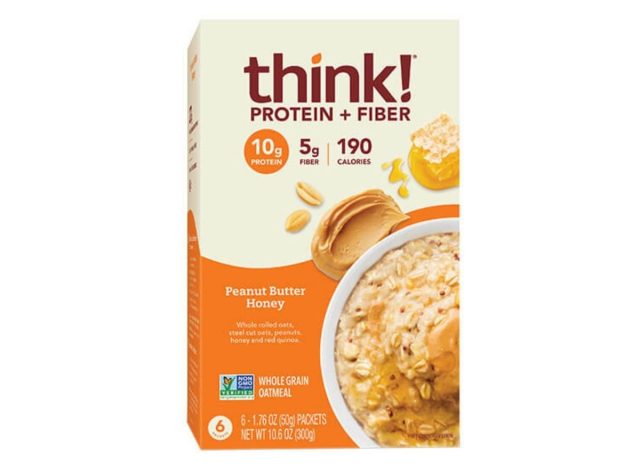 Think! Peanut Butter Honey Instant Oatmeal