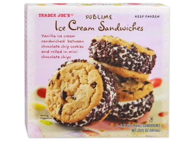 Trader Joe's Sublime Ice Cream Sandwiches