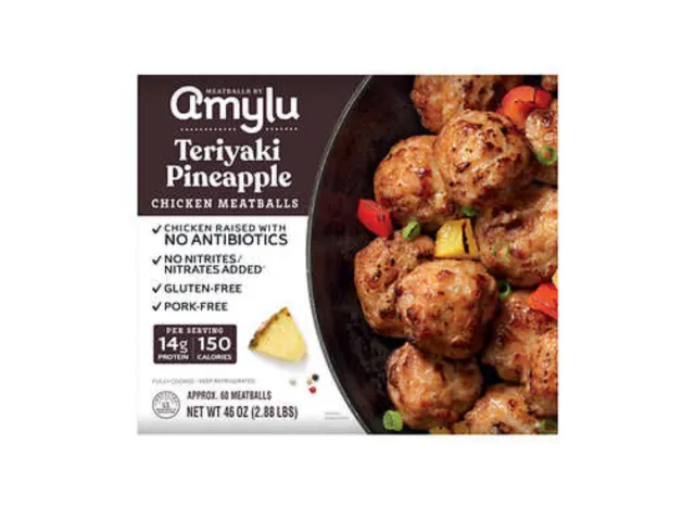 amylu teriyaki pineapple chicken meatballs