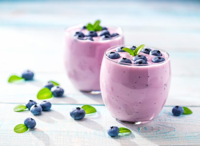 blueberry smoothies